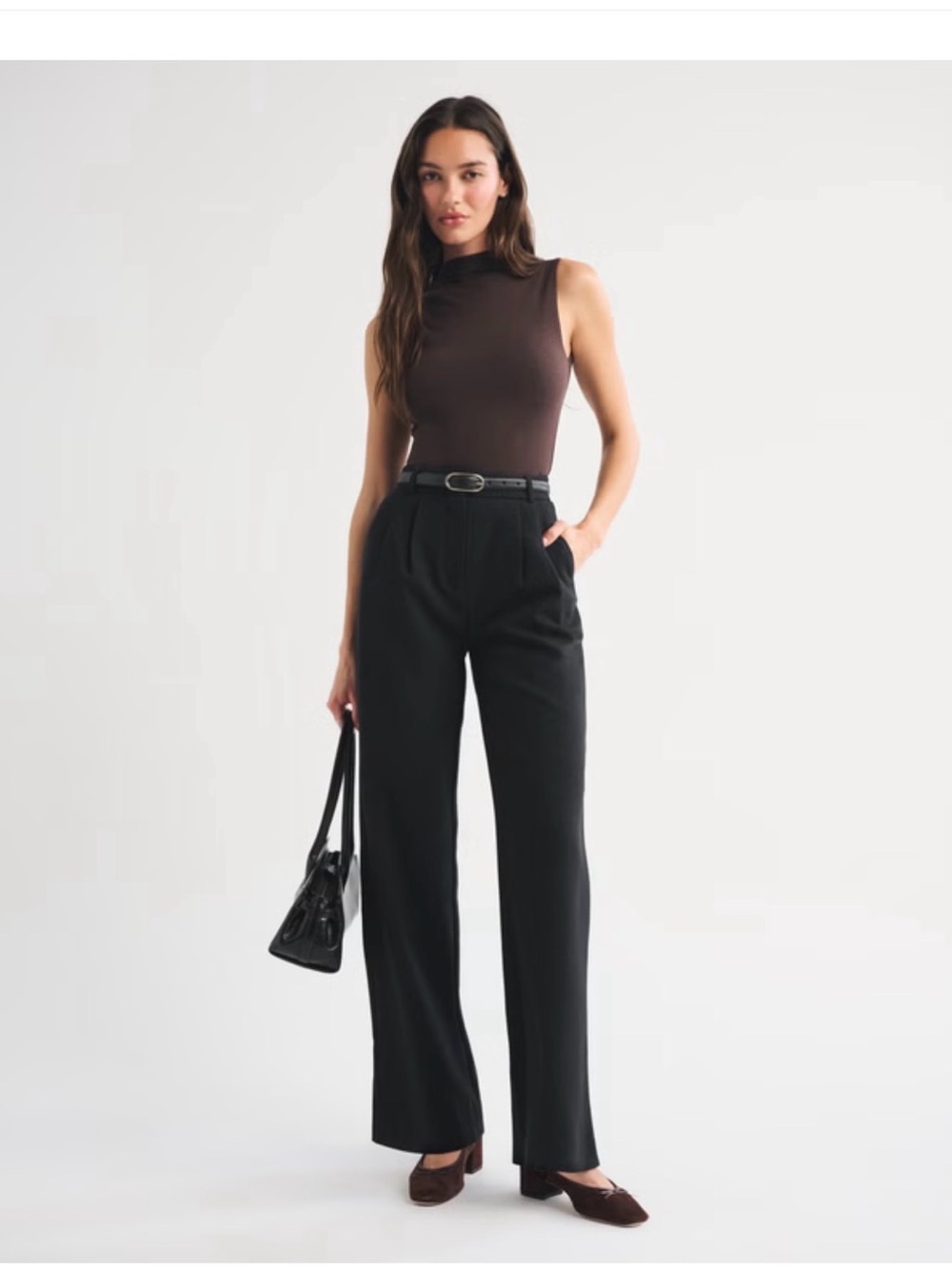 Abercrombie & Fitch Black Sloane Tailored Pants